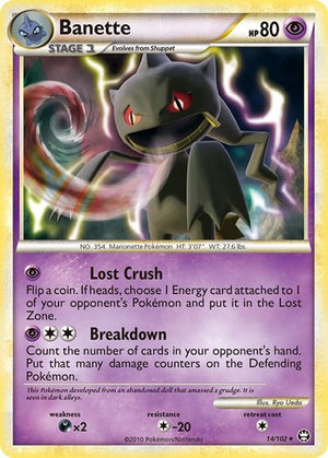 Pokemon TCG - Triumphant - Banette - 14/102