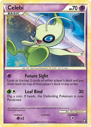 Pokemon TCG - Triumphant - Celebi - 3/102 - Holofoil