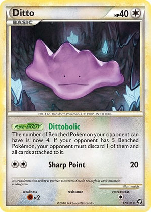 Pokemon TCG - Triumphant - Ditto - 17/102 - Reverse Holofoil