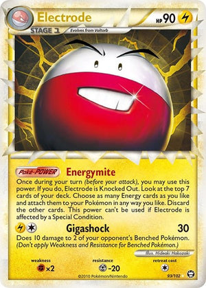 Pokemon TCG - Triumphant - Electrode - 93/102 - Holofoil