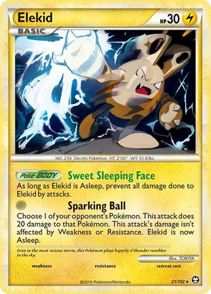 Pokemon TCG - Triumphant - Elekid - 21/102 - Reverse Holofoil