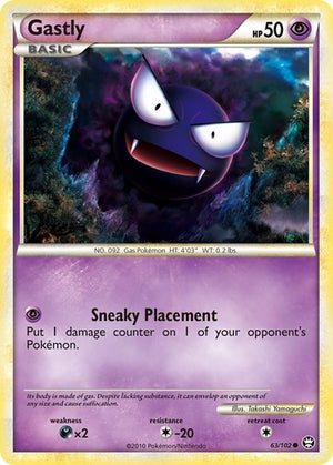 Pokemon TCG - Triumphant - Gastly - 63/102