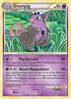 Pokemon TCG - Triumphant - Grumpig - 23/102