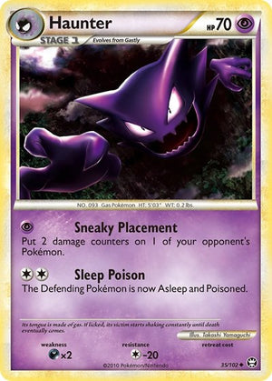 Pokemon TCG - Triumphant - Haunter - 35/102 - Reverse Holofoil