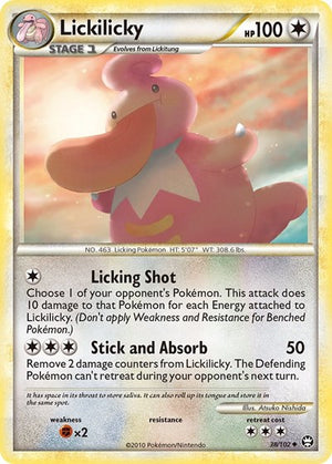 Pokemon TCG - Triumphant - Lickilicky - 38/102