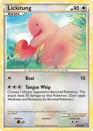 Pokemon TCG - Triumphant - Lickitung - 66/102