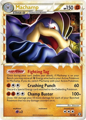 Pokemon TCG - Triumphant - Machamp - 95/102 - Holofoil