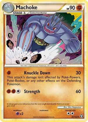 Pokemon TCG - Triumphant - Machoke - 40/102