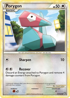 Pokemon TCG - Triumphant - Porygon - 73/102