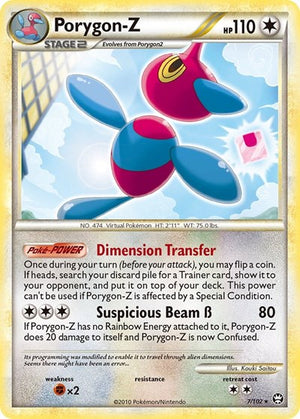 Pokemon TCG - Triumphant - Porygon-Z - 7/102 - Holofoil