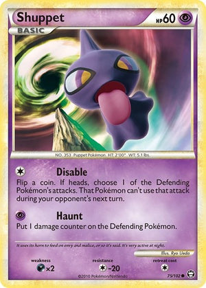 Pokemon TCG - Triumphant - Shuppet - 75/102 - Reverse Holofoil