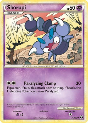 Pokemon TCG - Triumphant - Skorupi - 76/102