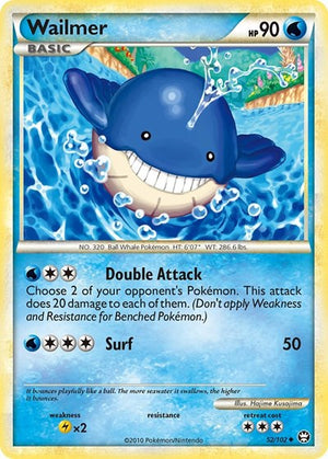 Pokemon TCG - Triumphant - Wailmer - 52/102 - Reverse Holofoil