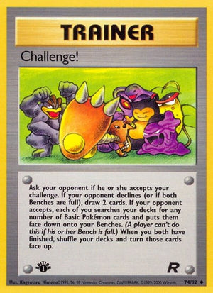 Pokemon TCG - Team Rocket - Challenge! - 74/82 - 1st Edition