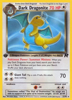 Pokemon TCG - Team Rocket - Dark Dragonite - 22/82 - Unlimited