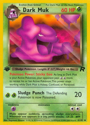 Pokemon TCG - Team Rocket - Dark Muk - 41/82 - Unlimited