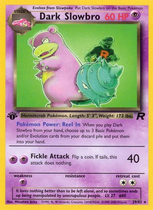 Pokemon TCG - Team Rocket - Dark Slowbro - 29/82 - Unlimited