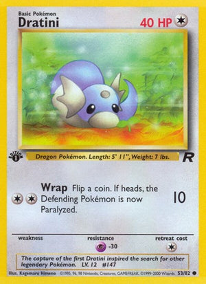 Pokemon TCG - Team Rocket - Dratini - 53/82 - Unlimited