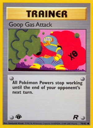 Pokemon TCG - Team Rocket - Goop Gas Attack - 78/82 - 1st Edition