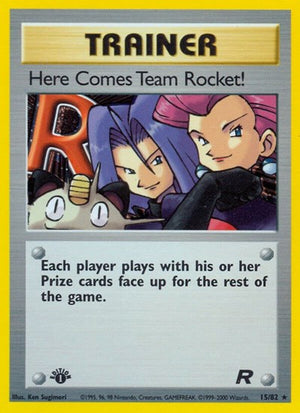 Pokemon TCG - Team Rocket - Here Comes Team Rocket! - 15/82 - 1st Edition Holofoil