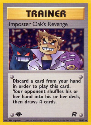 Pokemon TCG - Team Rocket - Imposter Oak's Revenge - 76/82 - Unlimited