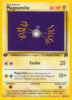 Pokemon TCG - Team Rocket - Magnemite - 60/82 - Unlimited