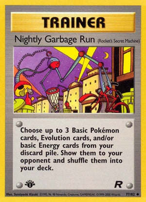 Pokemon TCG - Team Rocket - Nightly Garbage Run - 77/82 - 1st Edition
