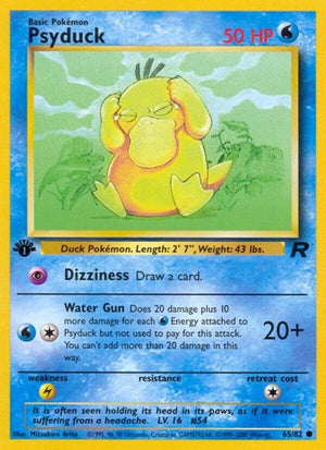 Pokemon TCG - Team Rocket - Psyduck - 65/82 - Unlimited