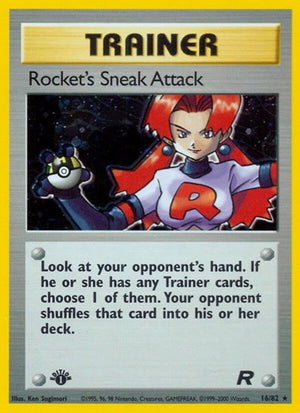 Pokemon TCG - Team Rocket - Rocket's Sneak Attack - 16/82 - Unlimited Holofoil