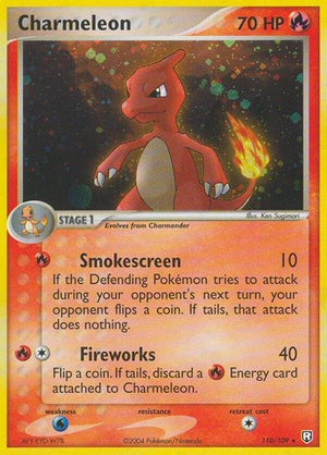 Pokemon TCG - EX Team Rocket Returns - Charmeleon - 110/109 - Holofoil