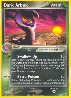 Pokemon TCG - EX Team Rocket Returns - Dark Arbok - 29/109