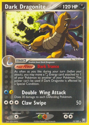 Pokemon TCG - EX Team Rocket Returns - Dark Dragonite - 15/109 - Reverse Holofoil