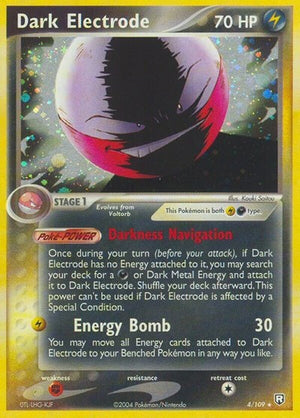 Pokemon TCG - EX Team Rocket Returns - Dark Electrode - 4/109 - Reverse Holofoil