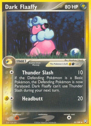 Pokemon TCG - EX Team Rocket Returns - Dark Flaaffy - 33/109
