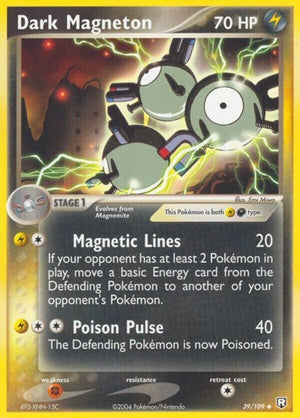 Pokemon TCG - EX Team Rocket Returns - Dark Magneton - 39/109
