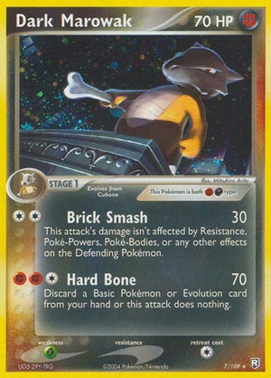 Pokemon TCG - EX Team Rocket Returns - Dark Marowak - 7/109 - Reverse Holofoil