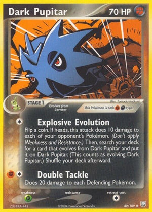 Pokemon TCG - EX Team Rocket Returns - Dark Pupitar - 40/109