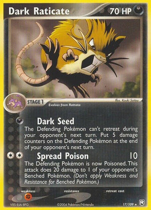 Pokemon TCG - EX Team Rocket Returns - Dark Raticate - 17/109
