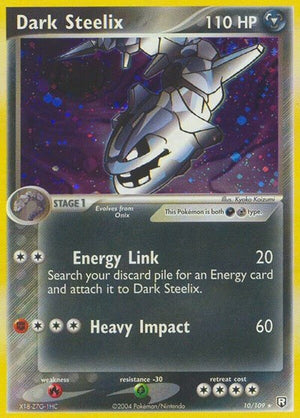 Pokemon TCG - EX Team Rocket Returns - Dark Steelix - 10/109