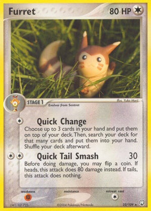 Pokemon TCG - EX Team Rocket Returns - Furret - 22/109
