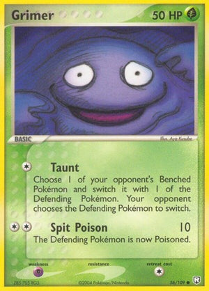 Pokemon TCG - EX Team Rocket Returns - Grimer - 56/109 - Reverse Holofoil
