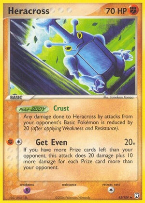 Pokemon TCG - EX Team Rocket Returns - Heracross - 43/109 - Reverse Holofoil