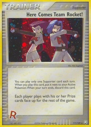 Pokemon TCG - EX Team Rocket Returns - Here Comes Team Rocket! - 111/109 - Holofoil
