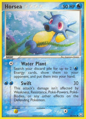 Pokemon TCG - EX Team Rocket Returns - Horsea - 58/109