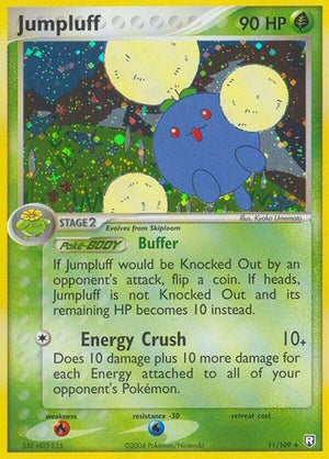 Pokemon TCG - EX Team Rocket Returns - Jumpluff - 11/109 - Reverse Holofoil