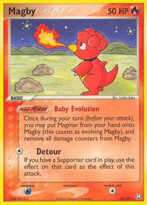Pokemon TCG - EX Team Rocket Returns - Magby - 24/109