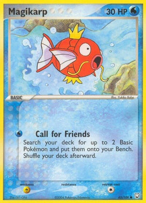 Pokemon TCG - EX Team Rocket Returns - Magikarp - 65/109 - Reverse Holofoil