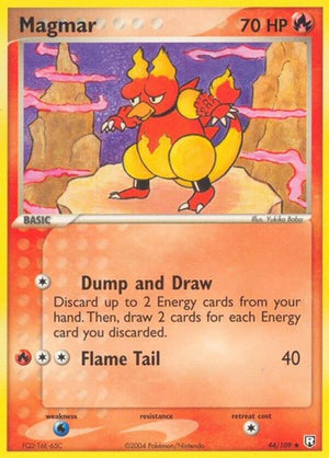 Pokemon TCG - EX Team Rocket Returns - Magmar - 44/109