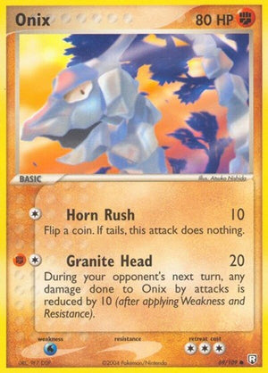 Pokemon TCG - EX Team Rocket Returns - Onix - 69/109