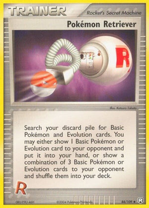 Pokemon TCG - EX Team Rocket Returns - Pokemon Retriever - 84/109